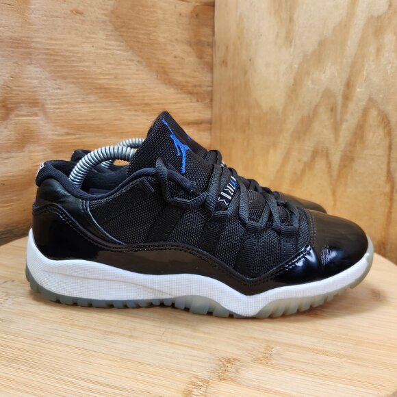 Girls Air Jordan 11 Retro Space Jam Sneakers - Picture 1 of 10